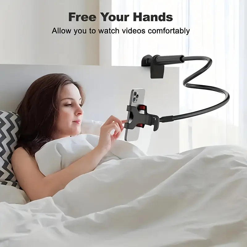 Gooseneck mobile phone stand