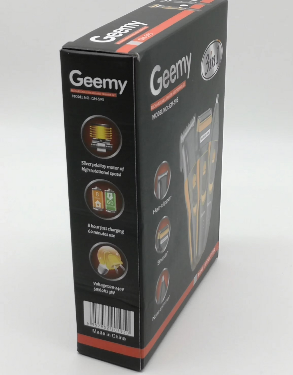 Geemy portable 3 in1  hair Trimmer