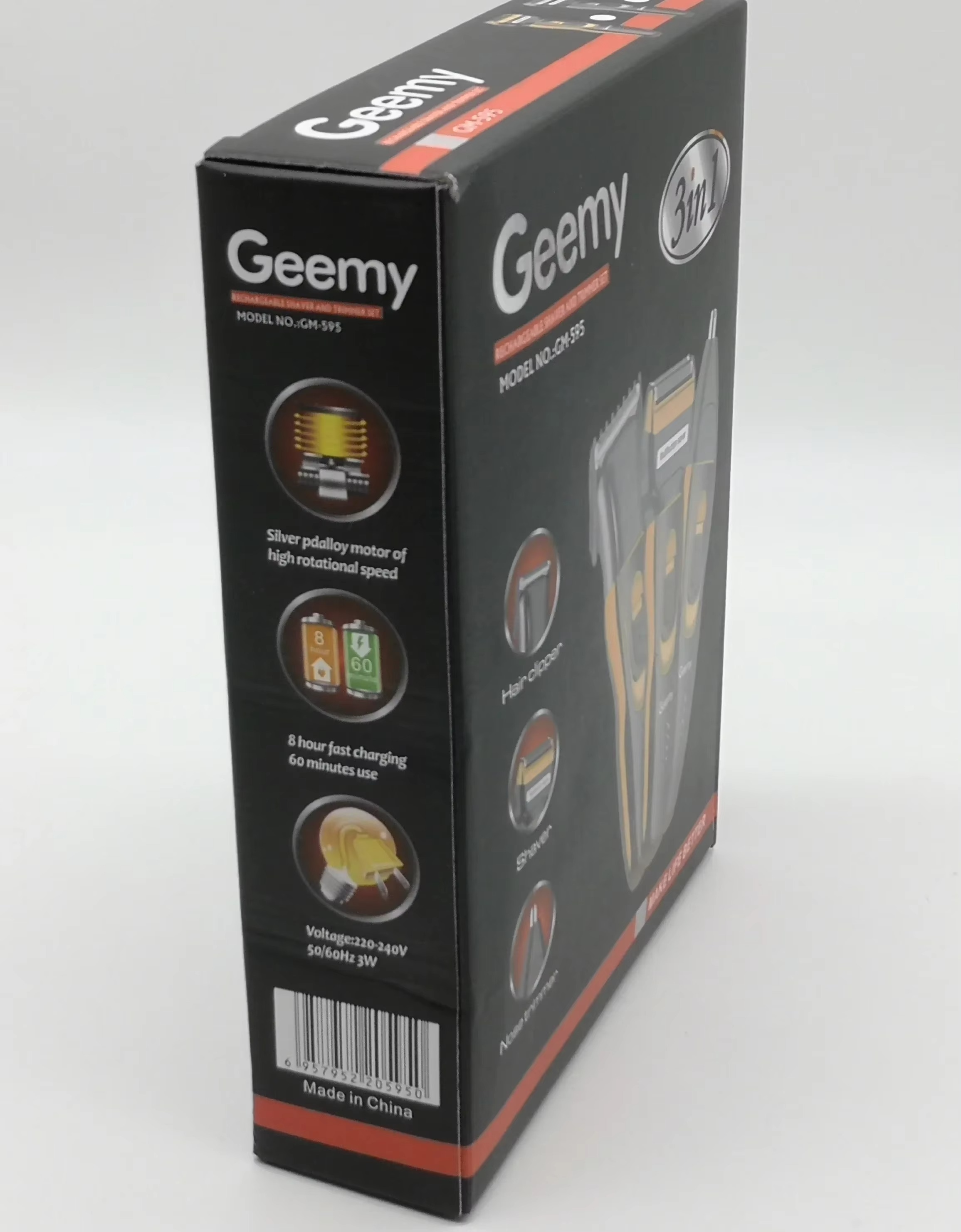 Geemy portable 3 in1  hair Trimmer
