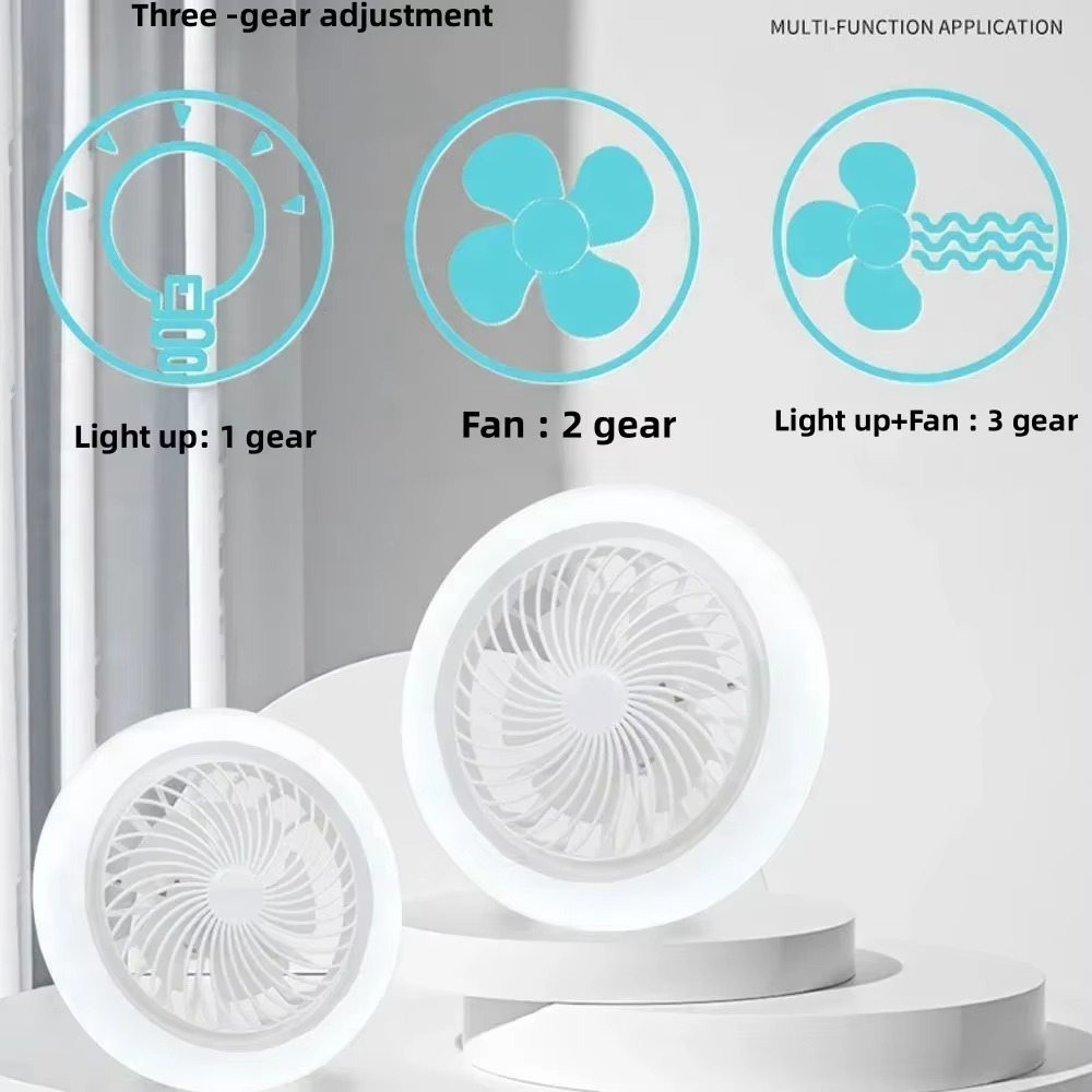 Ceiling bulb fan (2 in 1)