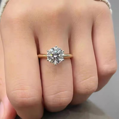 VVS1 Lab Diamond Solitaire Women Ring