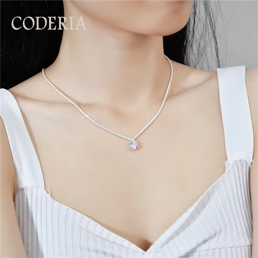 S925 Silver Moissanite Necklace