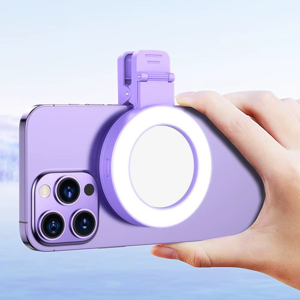 Led Fill Selfie Light With Mirror