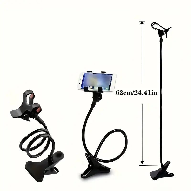 Gooseneck mobile phone stand